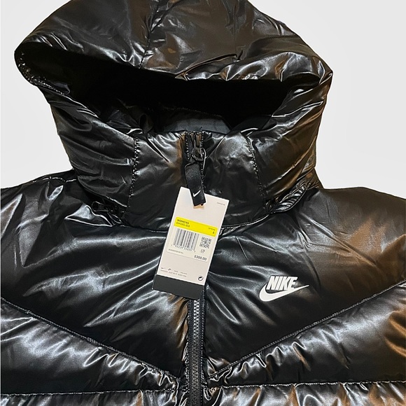 • Nike Sportswear Therma-FIT City Series Black Down Puffer Parka Coat - Picture 8 of 12